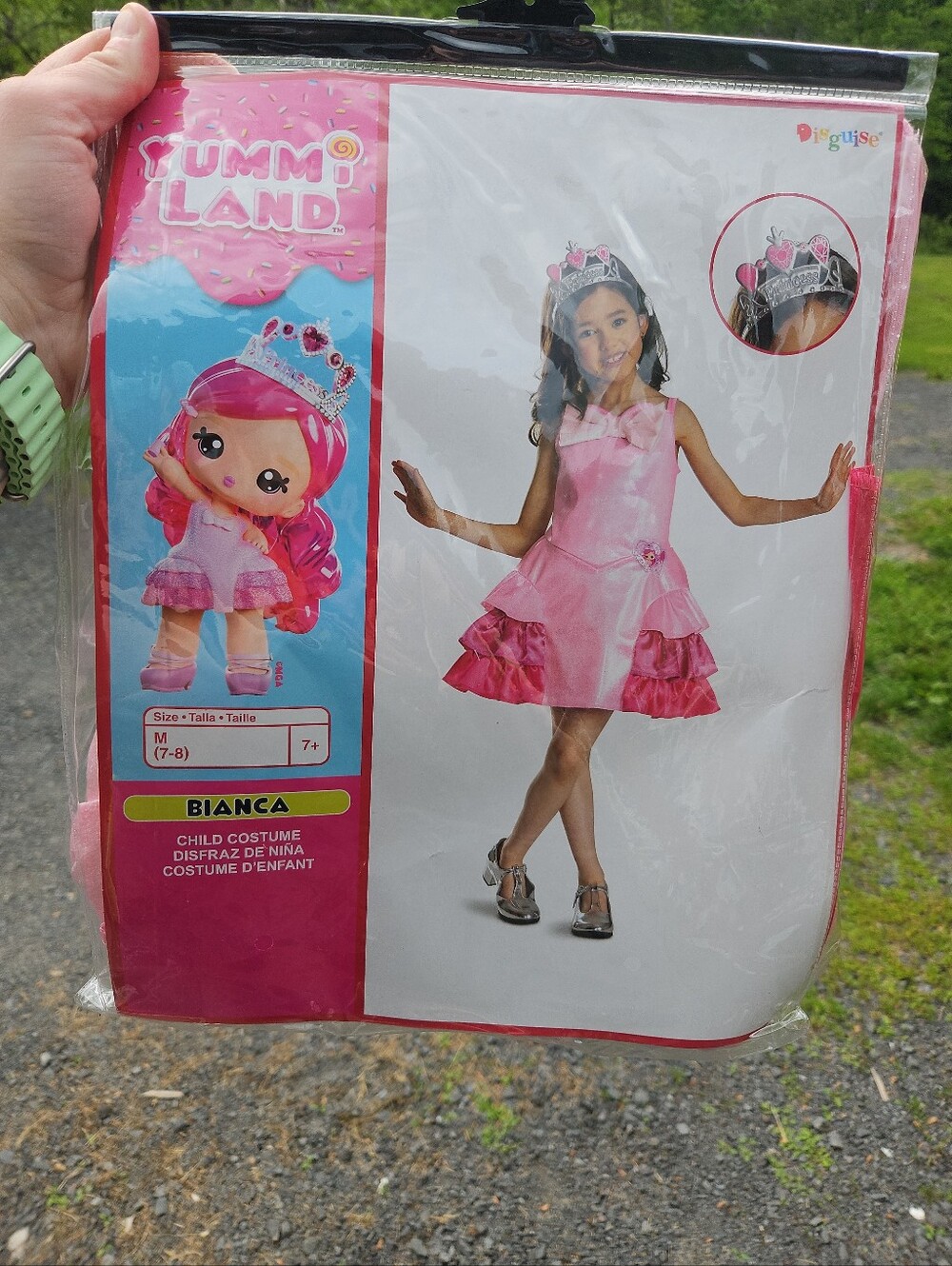DISGUISE YUMMI LAND PRINCESS BIANCA COSTUME: NEW: SIZE M (7/8)